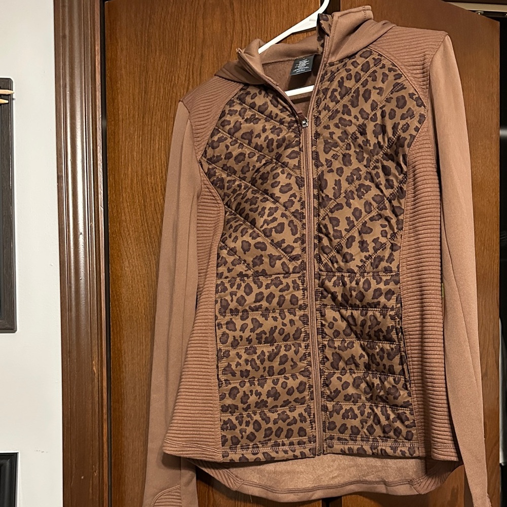 Tek Gear Brown Animal Print Jacket